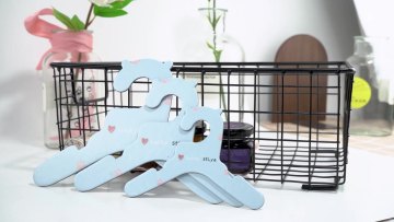 Custom Logo Printing on Color Recycled Cardboard Dog Clothes Hangers1