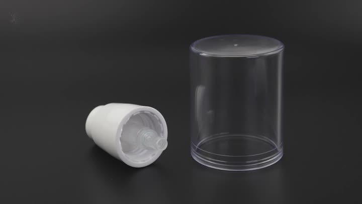 Plastic latex bottle for skin care products