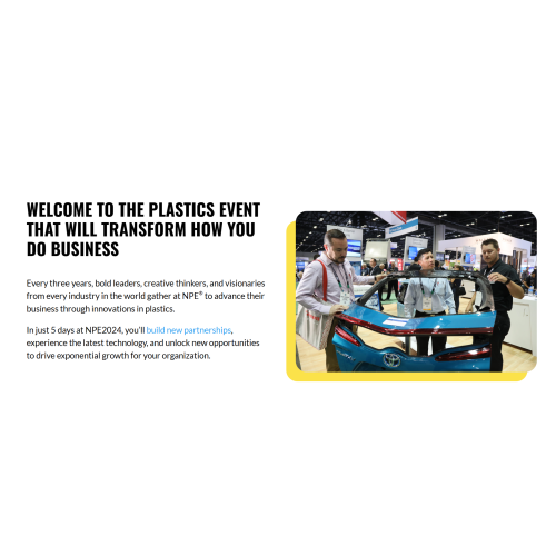 We will participate in the 2024 National Plastics Industry Exhibition (NPE 2024)