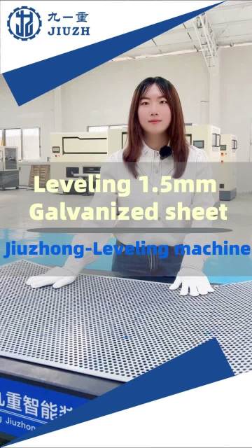 1.5mm galvanized sheet leveling machine