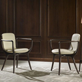 Nouveau design meubles modernes boutique de restauration rapide en bois et chaise de restauration en cuir1