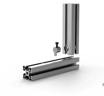 Aluminum profile built-in connector