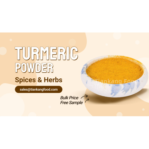 Épices et herbes: poudre de curcuma