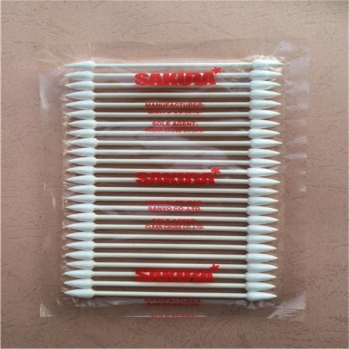 Purifying sponge tip cotton swab helps dust-free workshop