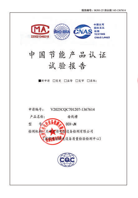 China Energy saving Product Certification Test Report