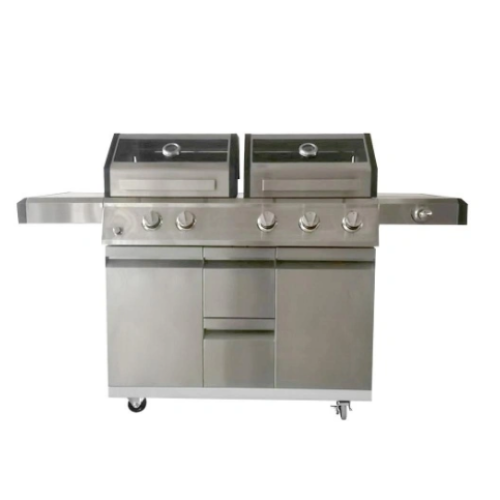 Förbättra din matlagningsupplevelse utomhus med Deluxe 5 Burners Gas Grill med Side Burner