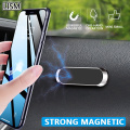 LISM Magnetic Car Phone Holder Dashboard Mini Strip Shape Stand For iPhone Samsung Xiaomi Metal Magnet GPS Car Mount for Wall