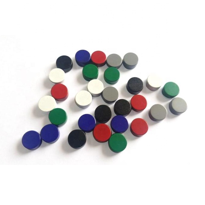 Colorful Epoxy Neodymium Magnet Red Orange Yellow Green Blue White Grey Black Round Magnet Neodymium Magnet Disc1