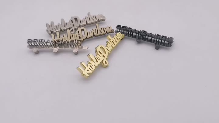 Custom metal name plate