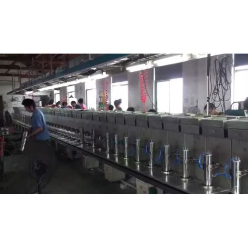 Derin kuyu pompası montaj hattı