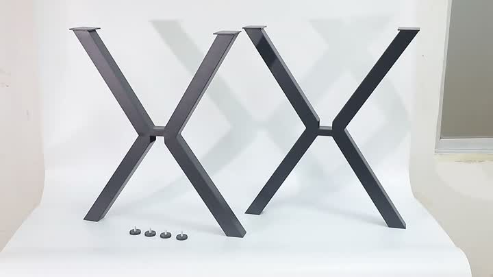 בסיס שולחן X Shape