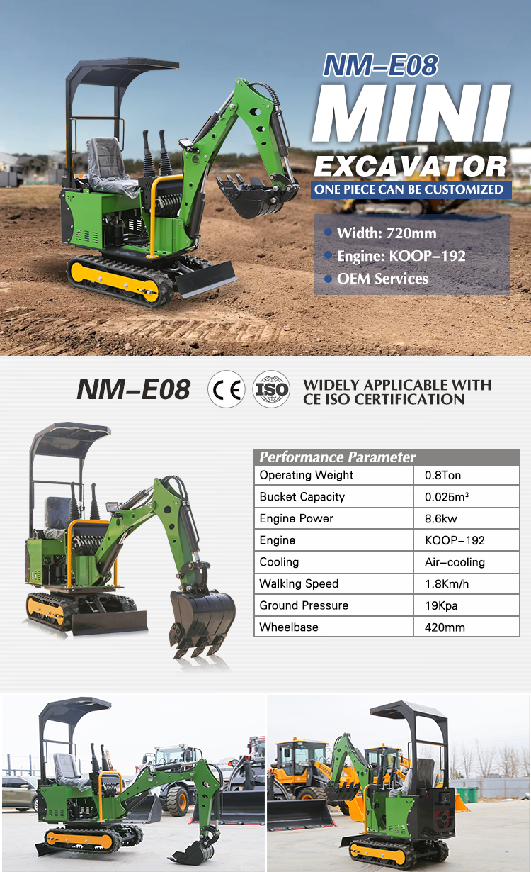 nm-e08 mini excavator