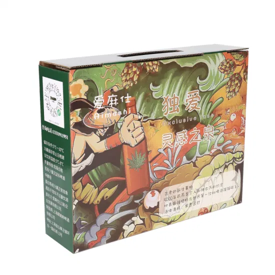 Custom Packaging Storage Packing Color Printing Food Rectangle Corrugated Cardboard Paper Box1