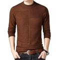 Mens Solid Color Turtleneck Sweater Pullover for Winter and Christmas1