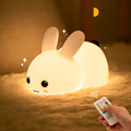 Rechargeable Silicone Safety Light Mini Cute Baby Night Light Bunny Lamp1
