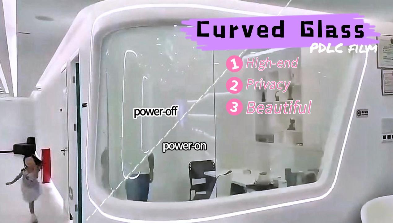 pdlc for curved glass