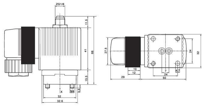 Elettrovalvola a solenoide del compressore d'aria di CompAir Atlas Copco Ingersoll Rand 6014 C 0