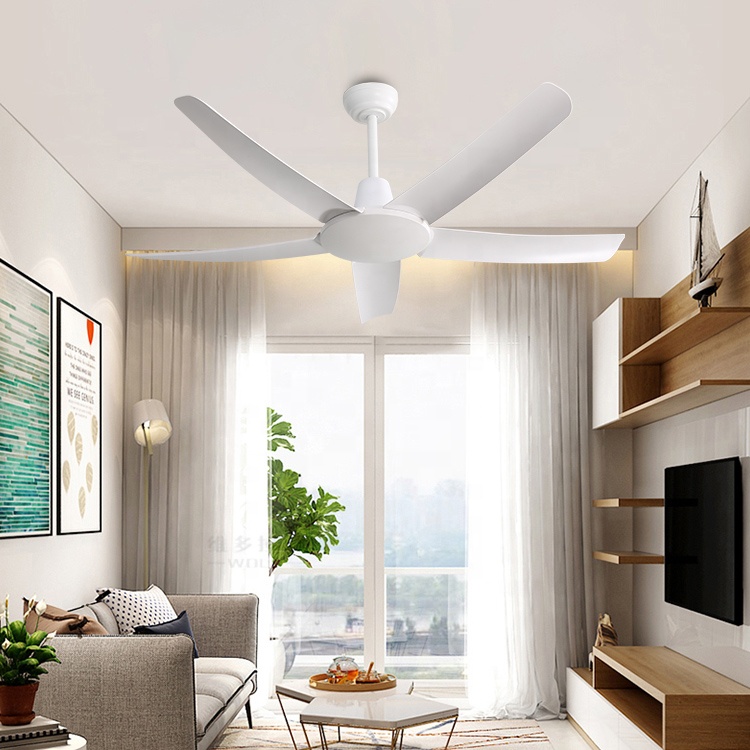 Ventilateur de plafond moderne avec lumière LED