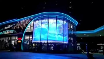 Outdoor transparent led display