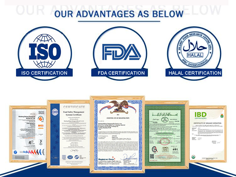 Edulcorantes alimentarios Ingrediente alimentario Galacto Oligosacáridos en polvo GOS