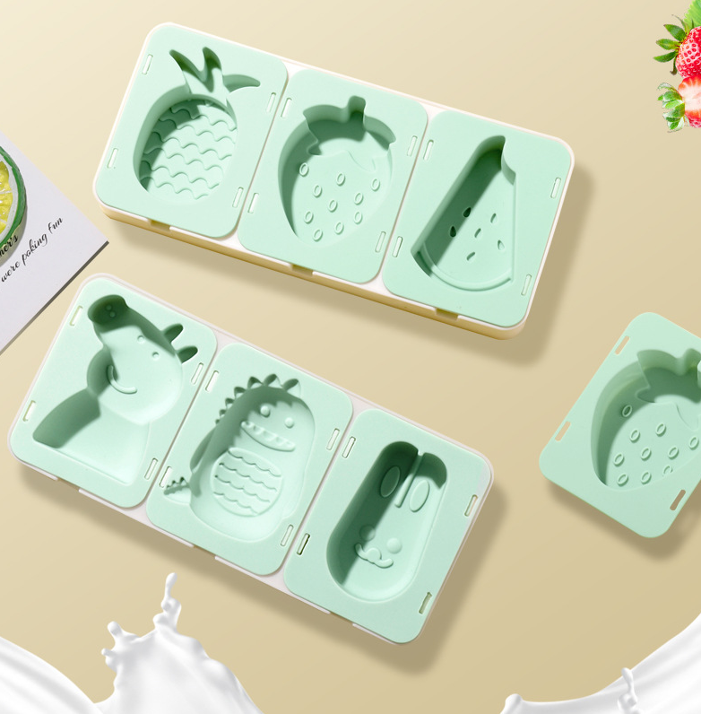  fruit Lemon  Shape Silicone Ice Cube Tray 