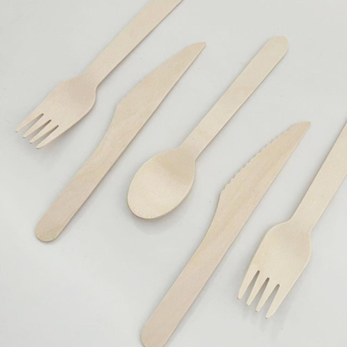 wood cutlery set