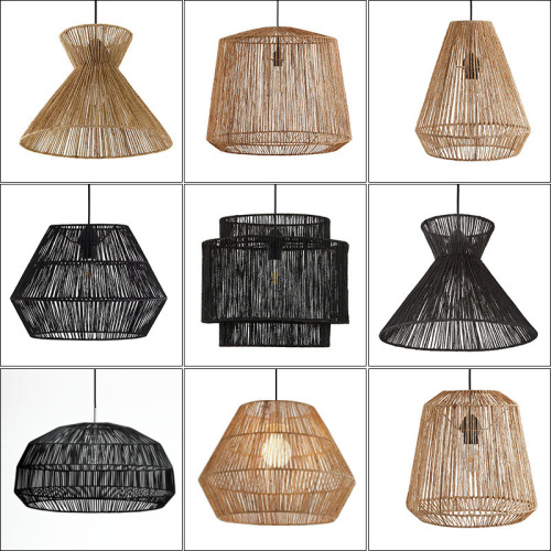 Industrial Woven Pendant Lights – Eco-Friendly Lighting for Indoor Spaces