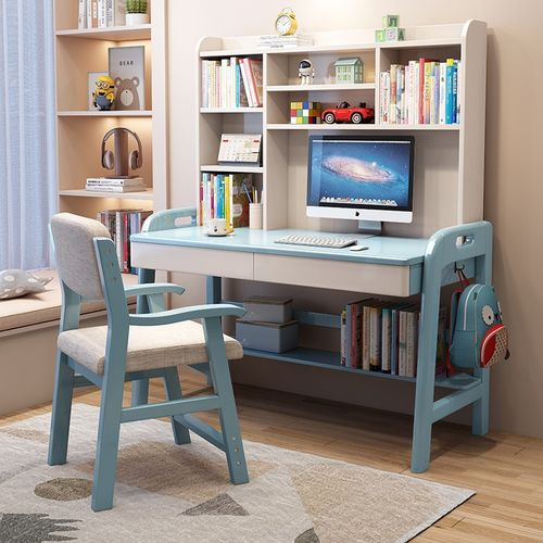 What is a desk with shelves called