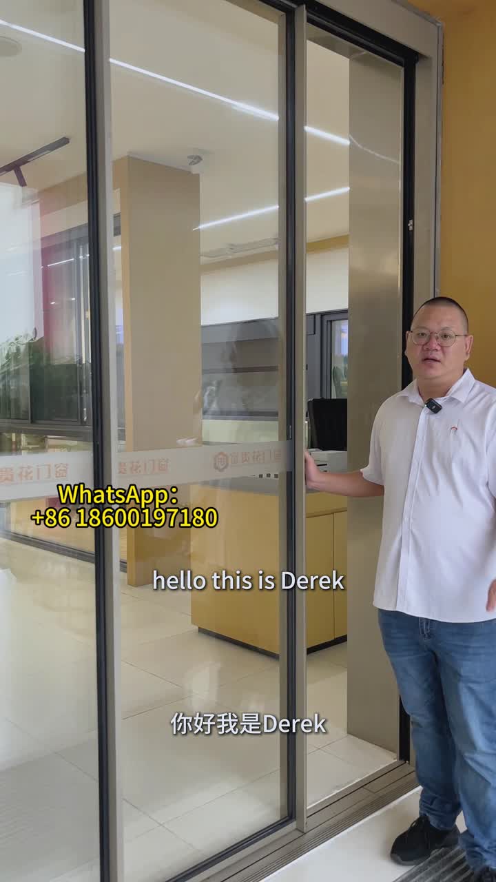 Exterior sliding door