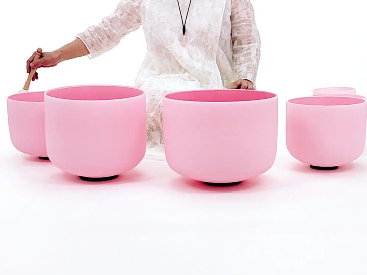 pink sound bowl