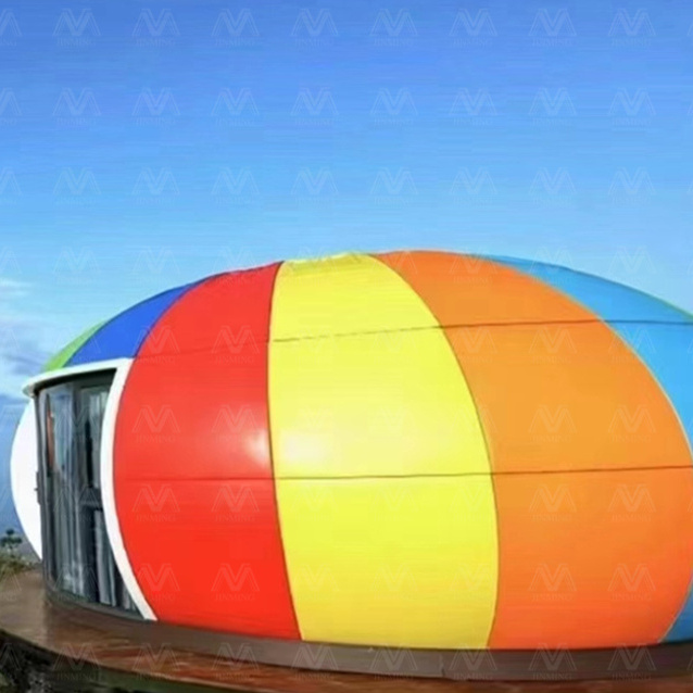 Prefabricated round spaceship house