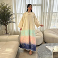 2024 عمده فروشی ماه رمضان عید دبی طرح جدید کت ژاکت کش باف پشمی غیررسمی ترکی شیک و معمولی لباس مسلمان زنانه زنانه Abaya1