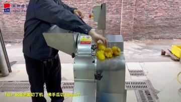 Fruit and vegetable dicing machine