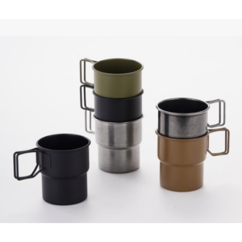 Introducing the Colorful Drink Cup 300ml: The Perfect Stainless Steel Camping Cup