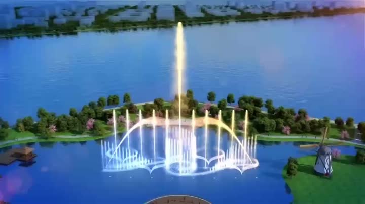 Colorful Music Fountain Show