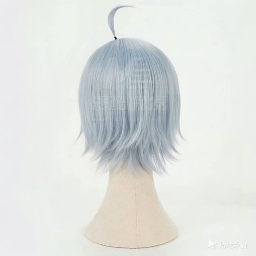 Peluca cosplay azul linda de alta gama.