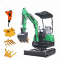 EPA EURO 5 Rubber Track Excavator Sinomach CNCMC TE13 1 Ton Mini Excavator1