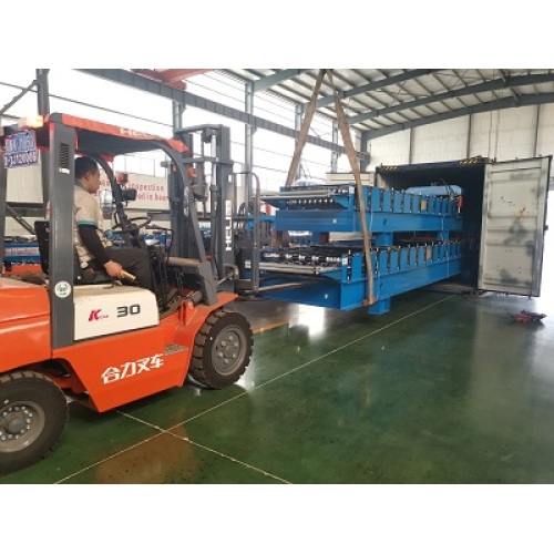 Deliver the metal roofing machine to Philippine