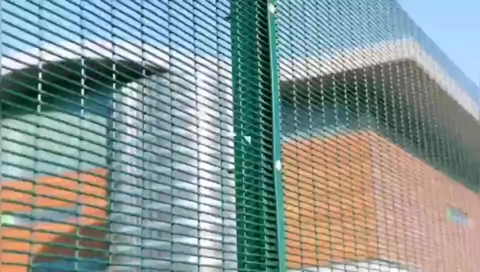 Fence d&#39;usine de la puissance de sécurité galvanisée enrobée pour House1