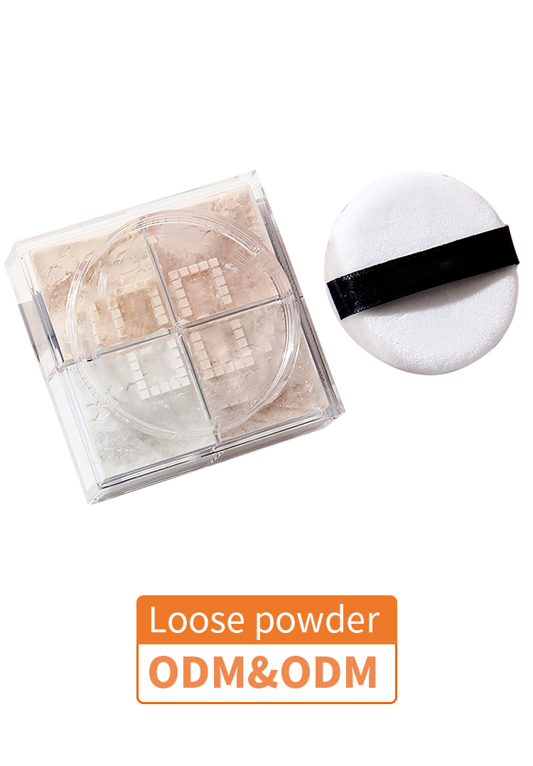 Loose Face Powder, Translucent, Setting Powder-Matte Finishing Makeup Loose Setting Powder-Flash Friendly Translucent Powder Foundation-Loose Face Powder Includes Velour Puff