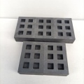 High Pure Graphite Ingot Mold with Six Holes for Gold Silver Graphite Coin Casting Mold1