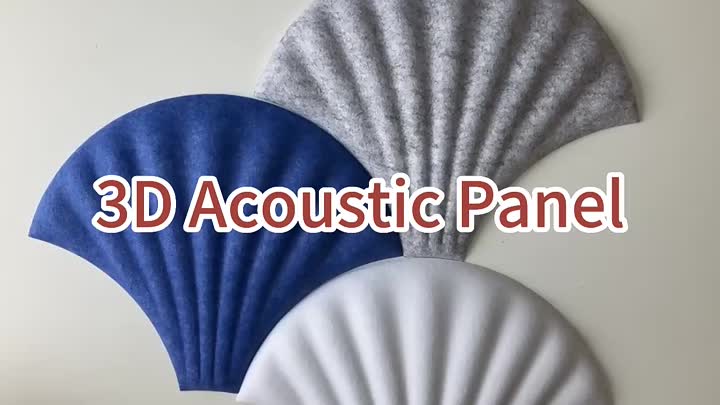 Shell 3D acoustic panel