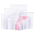 Clear Plastic Zipper Ziplock Bag PE zip Clear resealable zip lock bag1