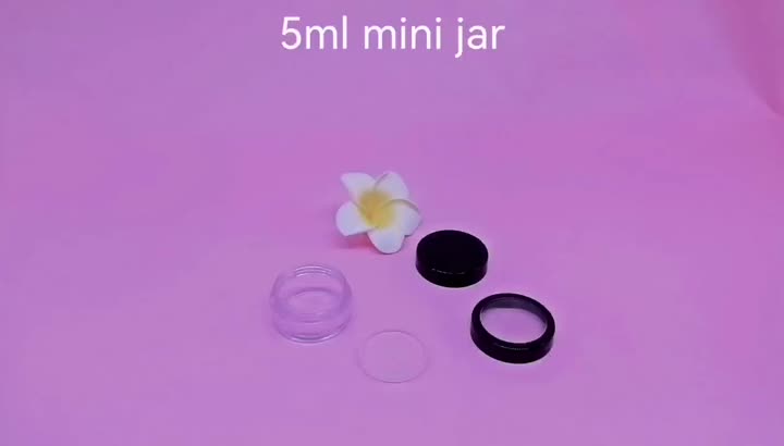 5mL mini loose powder jar cream jar