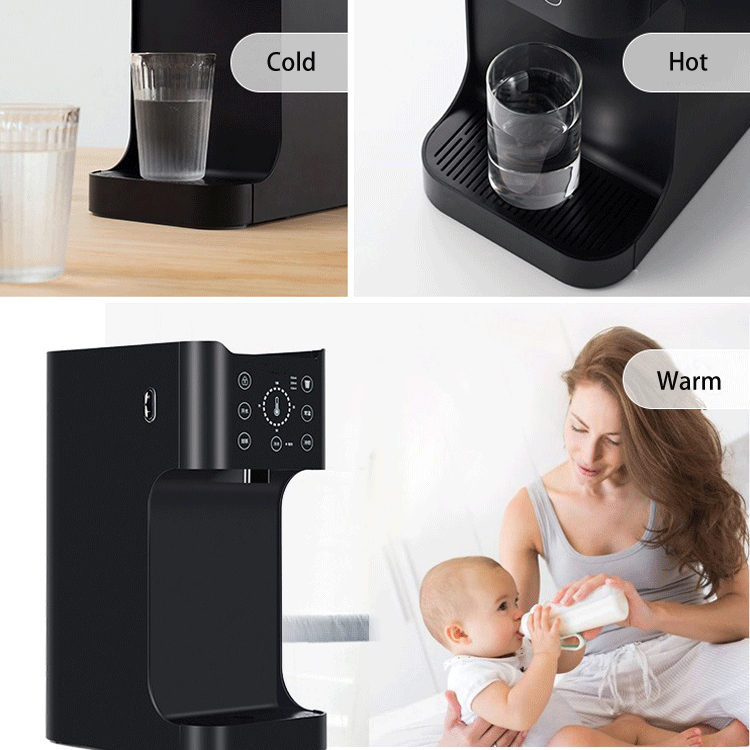 2022 Nuevo escritorio desarrollado Direct Pipping Instant Hot and Cold Water dispensador sin filtro