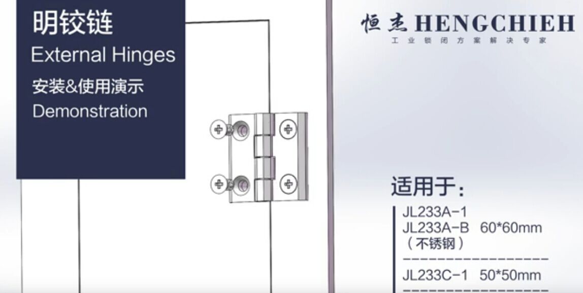 External Hinges Assembly TV