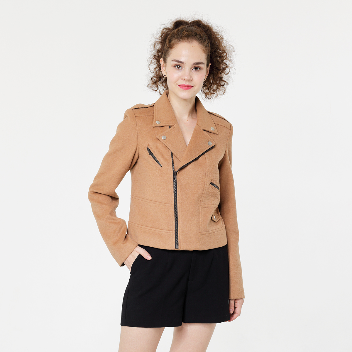 Brown Woolen Slim Jacket Brown Woolen Slim Jacket