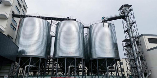 Temperature control is key to storing grain in steel plate silos