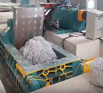 Aluminum Shavings Baler