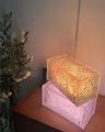 RGB 16 Colors LED Square Night Light - Ice Table Lamp1